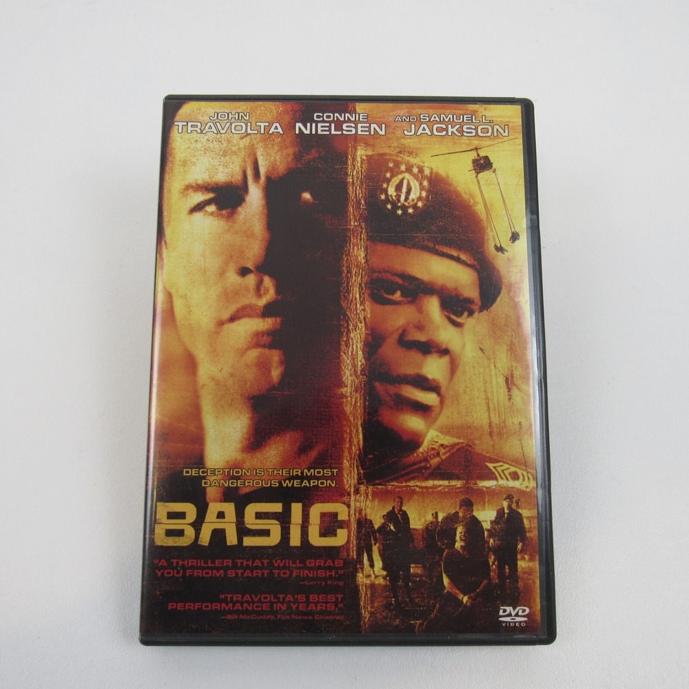Basic (DVD, 2003) John Travolta Connie Nielsen‎ Samuel Jackson Special Edition